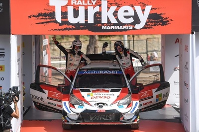 トヨタのエバンス、ラリー・トルコ優勝 WRC総合首位浮上