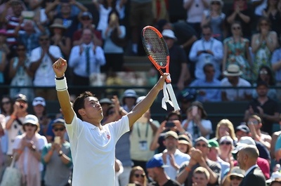 錦織がウィンブルドン3回戦へ、過去にフェデラー撃破の難敵下す