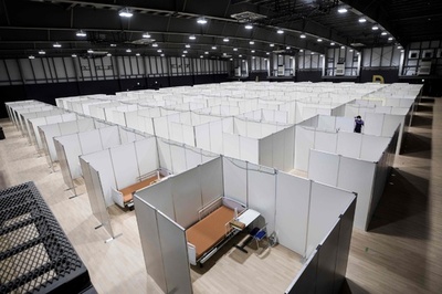 日本財団のパラスポーツ体育館、コロナ軽症者用の施設に