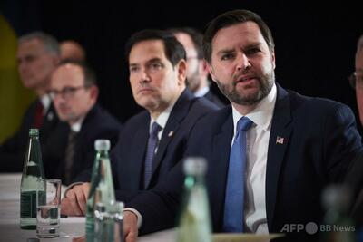 米国が望むのは「永続的な平和」 バンス氏、ゼレンスキー氏と会談