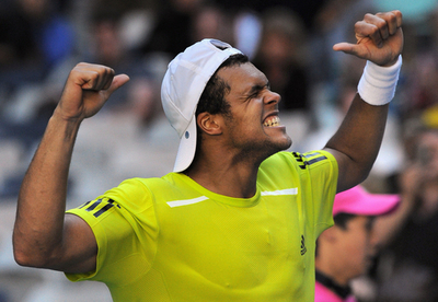 ツォンガ 2回戦進出、全豪オープンテニス