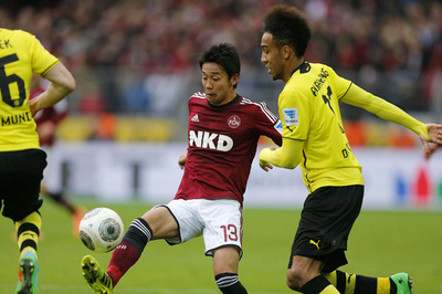 ドルトムント、ニュルンベルクに快勝し2位浮上