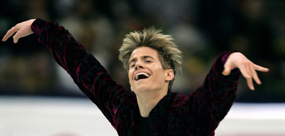 バトル 世界フィギュア男子SPで首位に