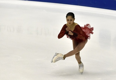宮原が女子SP首位発進、四大陸選手権