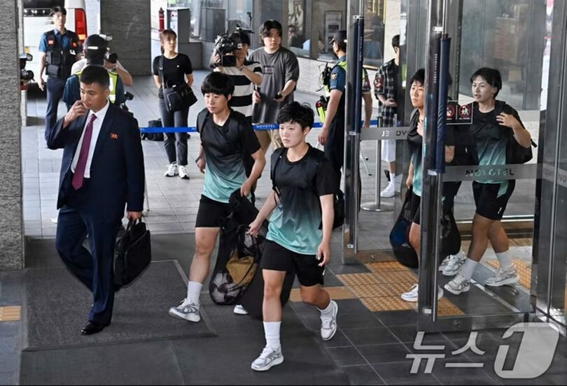 2025-26アジアサッカー連盟女子チャンピオンズリーグ準決勝に出場する北朝鮮の女子サッカーチーム「ネゴヒャン女子サッカークラブ」(c)news1