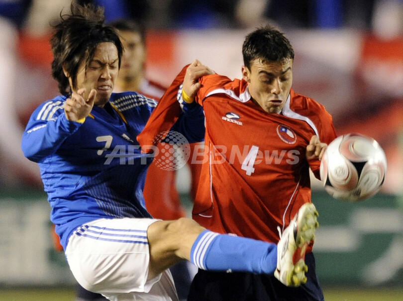 日本 チリとスコアレスドローに終わる