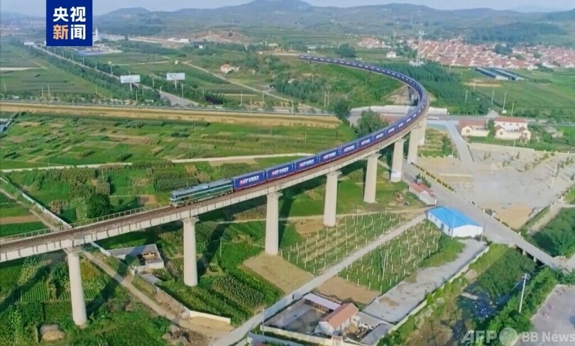 中国青島発モスクワ行き 11万本目の「中欧班列」が出発