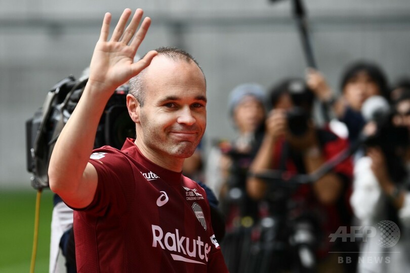 イニエスタが神戸本拠地に初登場、「アジアを制覇したい」