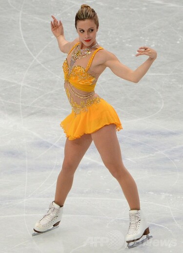女子シングル総合7位のワグナー、世界フィギュア 写真3枚 国際ニュース