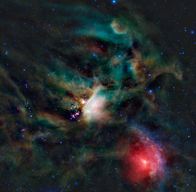 鮮やかな星雲群「Rho Ophiuchi」 NASA