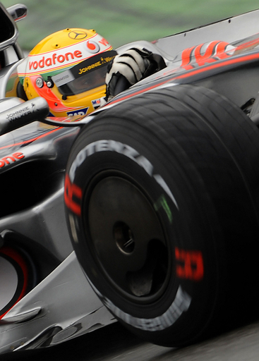 ハミルトン ドイツGPフリー走行1回目でトップタイムを記録