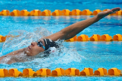 入江が男子200m背泳ぎで銀メダル、パンパシ水泳