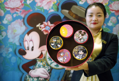 ディズニーシリーズの月餅を発売　上海の老舗店