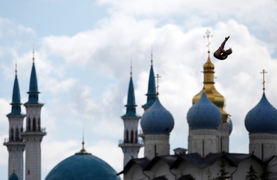 米国のシンプソンが女子ハイダイビングで金、第16回世界水泳