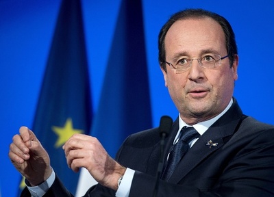 オランド仏大統領の支持率、不倫報道後にわずかに回復