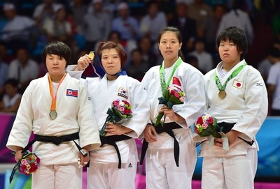 梅木が柔道女子78キロ級で銅メダル、アジア大会