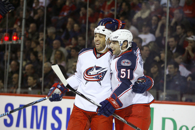 ブルージャケッツ カナディアンズに3-0で勝利