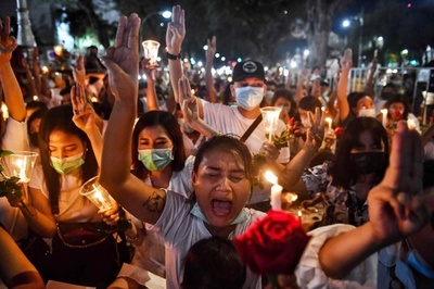 「デモ隊の殺害やめよ」 国連人権トップ、ミャンマー軍に警告