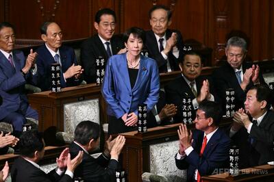 高市氏、日本初の女性首相に選出