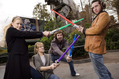 スター・ウォーズのファン映画「Fanboys」キャストらがディズニー・リゾートで遊ぶ - 米国