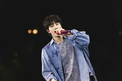 BTSジン、ステージでSUGAを定位置へ誘導…LA公演の映像が話題