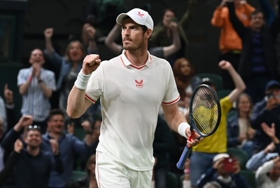 元王者マレー、ウィンブルドンで4年ぶり単勝利 第24シード破る