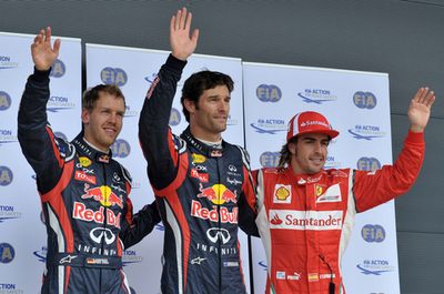 ウェーバーがポールポジション 小林は8番手、F1英国GP