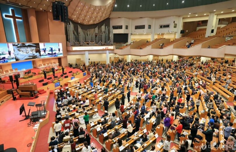 ソウル市永登浦区にある汝矣島純福音教会の大聖殿(c)MONEYTODAY