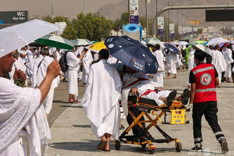 メッカ大巡礼の死者1301人に、83％は非正規巡礼者 サウジ