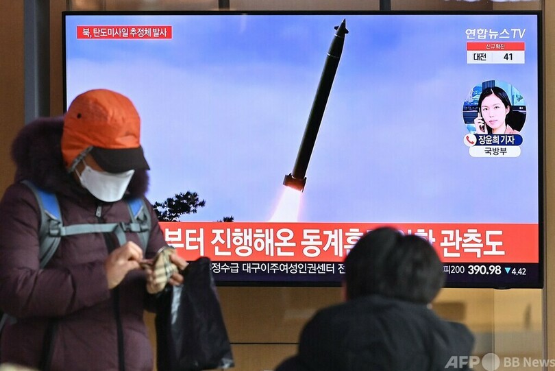 北朝鮮、飛翔体発射 弾道ミサイルの可能性