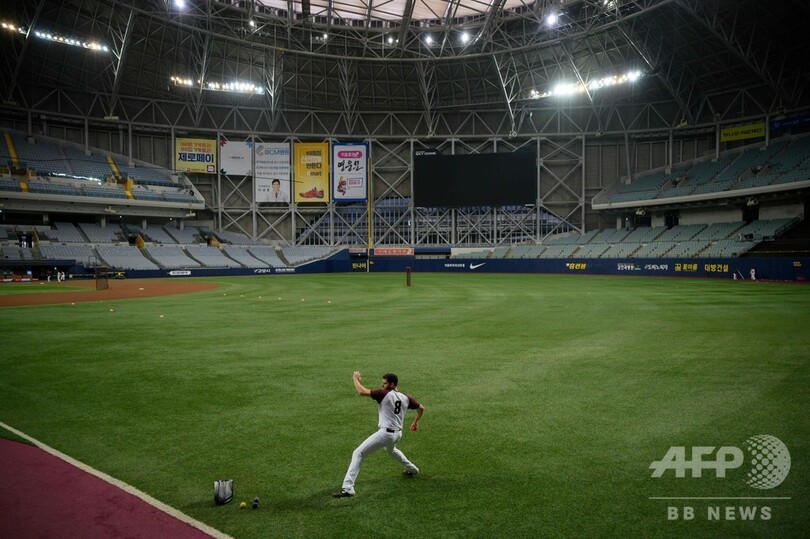 新型コロナでスポットライト、韓国プロ野球の米選手
