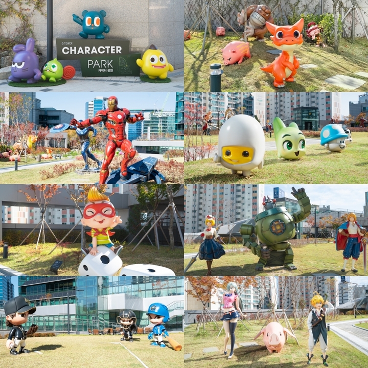 ネットマーブル、Gタワー社屋に「ネットマーブルキャラクター公園」造成 – KOREA WAVE 写真枚 国際ニュース：AFPBB News
