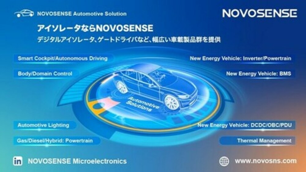 NOVOSENSEが「くるモビ技術展Online」で未来のモビリティを推進 写真1枚 国際ニュース：AFPBB News