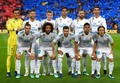 17-18スペイン1部リーグ第36節、FCバルセロナ対レアル・マドリード。試合前の写真撮影に臨むレアル・マドリードの選手（2018年5月6日撮影）。(c)AFP PHOTO / Josep LAGO