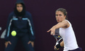 女子テニス、カタール・トータル・オープン（Qatar Total Open 2013）は13日、ドーハ（Doha）でシングルス2回戦が行われ、大会第6シードのサラ・エラーニ（Sara Errani、イタリア）は6-4、6-0でハンガリーのティメア・バボス（Timea Babos）に勝利し、3回戦進出を決めた。

リターンを狙うサラ・エラーニ（2013年2月13日撮影）。(c)AFP/AL-WATAN DOHA/KARIM JAAFAR
