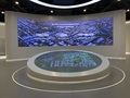 オルドスゼロカーボン産業パークの展示ホール（2023年4月24日撮影）。(c)Xinhua News