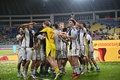 サッカーU-17W杯決勝、ドイツ対フランス。優勝を喜ぶドイツの選手（2023年12月2日撮影）。(c)Adek BERRY/AFP