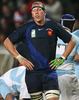 試合に臨むフランスのイマノル・アリノルドキ（%%Imanol Harinordoquy%%）。(c)AFP/PAUL ELLIS