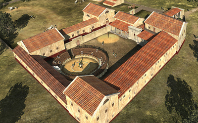 古代ローマの剣闘士訓練所、CGで再現 オーストリア