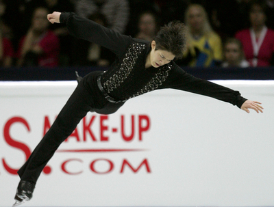 小塚崇彦 08世界選手権を8位で終える