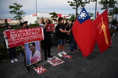 ミャンマー軍政にピッチ内外から抗議の声、日本10発大勝の陰で