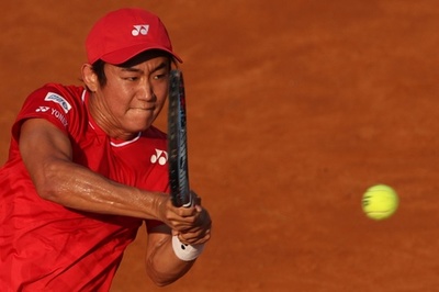 西岡、前週優勝者にストレート勝ちでイタリア国際2回戦へ