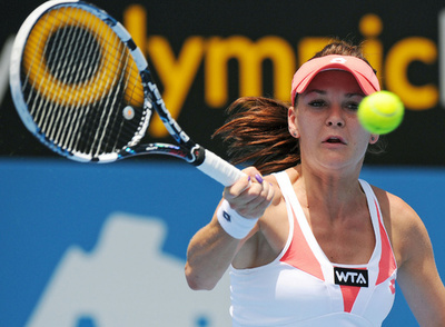 クルム伊達、ラドワンスカに敗れ2回戦敗退 アピア国際