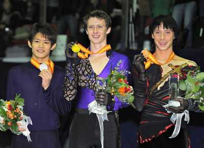 アボット 逆転で男子シングル制す、フィギュアGPファイナル