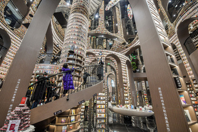 【写真特集】書店は知のラビリンス、一度は行きたい人気の実店舗