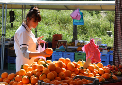 ちょこっと旅気分、キプロスの市場の風景