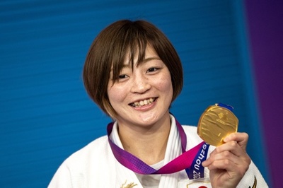 角田夏実と田中龍馬が柔道で金 アジア大会