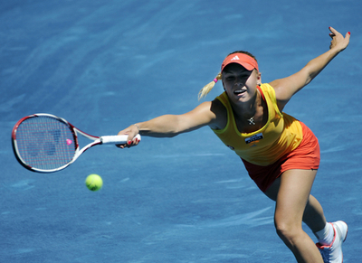 セレーナがボズニアツキを破り準々決勝へ、マドリード・オープン