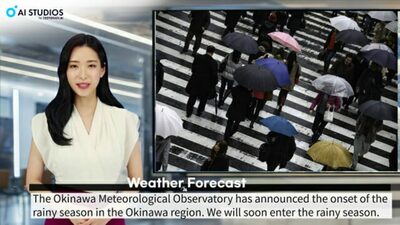 “韓流AIアナウンサー”が日本上陸…来年、琉球朝日放送で「天気予報」担当