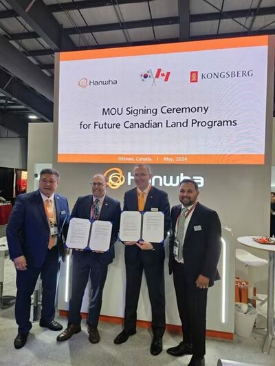 韓国防衛企業がノルウェー大手と提携、「軍備増強計画」のカナダ市場に挑戦
